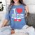 Veterinary Technician Graduation Shirt Vet Tech Women's Comfort Colors T-Shirt Blue Jean