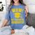Wow Daughter Graduated Mom Dad Of A Senior Graduation Women's Comfort Colors T-Shirt Blue Jean