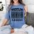 Wrestling Senior 2026 Graduation Women's Comfort Colors T-Shirt Blue Jean