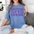Wrestling Senior Night Wrestling Senior 2025 Graduation 49 Women's Comfort Colors T-Shirt Blue Jean