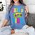 2000's Vibe Hip Hop Costume Early 2000s Party Nostalgia Women's Comfort Colors T-Shirt Chalky Mint