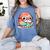 Adorable Book Lover Parrot With Reading Glasses Cute Women's Comfort Colors T-Shirt Chalky Mint