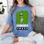 Alien Avoids Humans Sarcastic Introvert Humor Women's Comfort Colors T-Shirt Chalky Mint