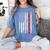 American Flag Loner Geeks Antisocial For Introvert Pride Women's Comfort Colors T-Shirt Chalky Mint