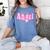 Angel Y2k Aesthetic 2000s Millennial Nostalgia Retro Pink Women's Comfort Colors T-Shirt Chalky Mint