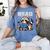 Animals Raccoon Reading Book Librarian Across America Kids Women's Comfort Colors T-Shirt Chalky Mint