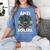 Antisocial Introvert I Like Being Alone Women's Comfort Colors T-Shirt Chalky Mint