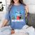 Axolotl Read Book Kawaii Reading Books For Men Women Women's Comfort Colors T-Shirt Chalky Mint