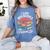 I Like Big Books Cannot Lie Librarian Reading Teacher Women's Comfort Colors T-Shirt Chalky Mint