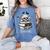Boo Skeleton Skull Books Halloween Women School Teacher Kid Premium Women's Comfort Colors T-Shirt Chalky Mint