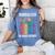 Book Flower Radicalized By Basic Decency Feminist Leftist Women's Comfort Colors T-Shirt Chalky Mint