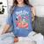 Book Girl Summer Skeleton Reading Books Lovers Beach Women's Comfort Colors T-Shirt Chalky Mint