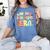 In My Book Keeper Era Librarian School Women's Comfort Colors T-Shirt Chalky Mint