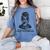 Book Lover Bent Over a Book Women's Comfort Colors T-Shirt Chalky Mint