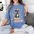 Book Lover Chibi Dragon With Big Red Glasses Bookworm Women's Comfort Colors T-Shirt Chalky Mint