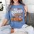 All Booked For Fall Pumpkin Books Thanksgiving Autumn Leaves Women's Comfort Colors T-Shirt Chalky Mint