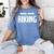 Books Coffee Biking Women's Comfort Colors T-Shirt Chalky Mint