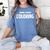 Books Coffee Coloring Women's Comfort Colors T-Shirt Chalky Mint