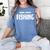 Books Coffee Fishing Women's Comfort Colors T-Shirt Chalky Mint