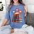 Books Fireworks 4th Of July Bookworm Patriotic Reader Women's Comfort Colors T-Shirt Chalky Mint