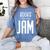 Books Are My Jam Graphic For Introverts Women's Comfort Colors T-Shirt Chalky Mint