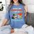 BOOKS AND MAINE COONS ARE MY THERAPY Main Coon Women's Comfort Colors T-Shirt Chalky Mint