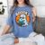 BOOOKS Cute Ghost Reading Books Halloween Women's Comfort Colors T-Shirt Chalky Mint