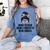 Born To Read Books Forced To Read Emails Messy Bun Reading Women's Comfort Colors T-Shirt Chalky Mint