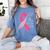 Breast Cancer Awareness In Memory Of Mom Butterfly Pink Women's Comfort Colors T-Shirt Chalky Mint Breast Cancer Awareness In Memory Of Mom Butterfly Pink Women's Comfort Colors T-Shirt Chalky Mint