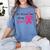 Breast Cancer Walk In Memory Of My Sister Women's Comfort Colors T-Shirt Chalky Mint