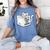 Cat Book Humor How To Train Your Human Women's Comfort Colors T-Shirt Chalky Mint