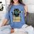 Cat Reading Book Women's Comfort Colors T-Shirt Chalky Mint