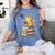 Cat Reading Books Women's Comfort Colors T-Shirt Chalky Mint