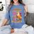 Cat Shirts For Women Book Lover Shirt Cats And Books Women's Comfort Colors T-Shirt Chalky Mint