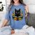 Cat For Women Book Lover Cute Cat And Book Women's Comfort Colors T-Shirt Chalky Mint