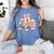 Caution Slippery When Reading Book Reader Women's Comfort Colors T-Shirt Chalky Mint