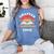 Chapter Four Book Reading 4th Birthday 4 Year Old Women's Comfort Colors T-Shirt Chalky Mint