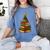 Christmas Book Tree Bookshelf Holiday For Readers Librarians Women's Comfort Colors T-Shirt Chalky Mint Christmas Book Tree Bookshelf Holiday For Readers Librarians Women's Comfort Colors T-Shirt Chalky Mint