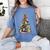 Christmas Tree Of Books For Readers And Librarians Women's Comfort Colors T-Shirt Chalky Mint