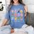 Cool Kids Read Books School Librarian Reading Teacher Women's Comfort Colors T-Shirt Chalky Mint