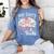 Coquette 100 Days Of Bows Books Reading 100th Day Of School Women's Comfort Colors T-Shirt Chalky Mint Coquette 100 Days Of Bows Books Reading 100th Day Of School Women's Comfort Colors T-Shirt Chalky Mint