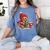 Cozy Gingerbread Christmas Reading Book Xmas Snowflakes Fall Women's Comfort Colors T-Shirt Chalky Mint