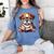 Cute Dog Puppy English Bulldog Reading Book Women's Comfort Colors T-Shirt Chalky Mint