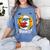 Cute Ghost Reading Book Retro Halloween Librarian Women's Comfort Colors T-Shirt Chalky Mint