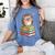 Cute Hedgehog Reading Books Animal Lover Reader Bookworm Women's Comfort Colors T-Shirt Chalky Mint
