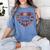 Cute Just A Girl Who Loves Books Heart Shape Reader Women's Comfort Colors T-Shirt Chalky Mint