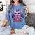 Cute Pastel Goth Bat Reading Book Women's Comfort Colors T-Shirt Chalky Mint Cute Pastel Goth Bat Reading Book Women's Comfort Colors T-Shirt Chalky Mint