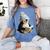 Cute Penguin Reading Book Faux-Crochet Print Women's Comfort Colors T-Shirt Chalky Mint
