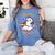 Cute Xmas Book Lover Penguin Reading Cosy Days Cosy Reads Women's Comfort Colors T-Shirt Chalky Mint