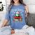 Dear Santa More Book Please Christmas Book Librarian Women's Comfort Colors T-Shirt Chalky Mint
